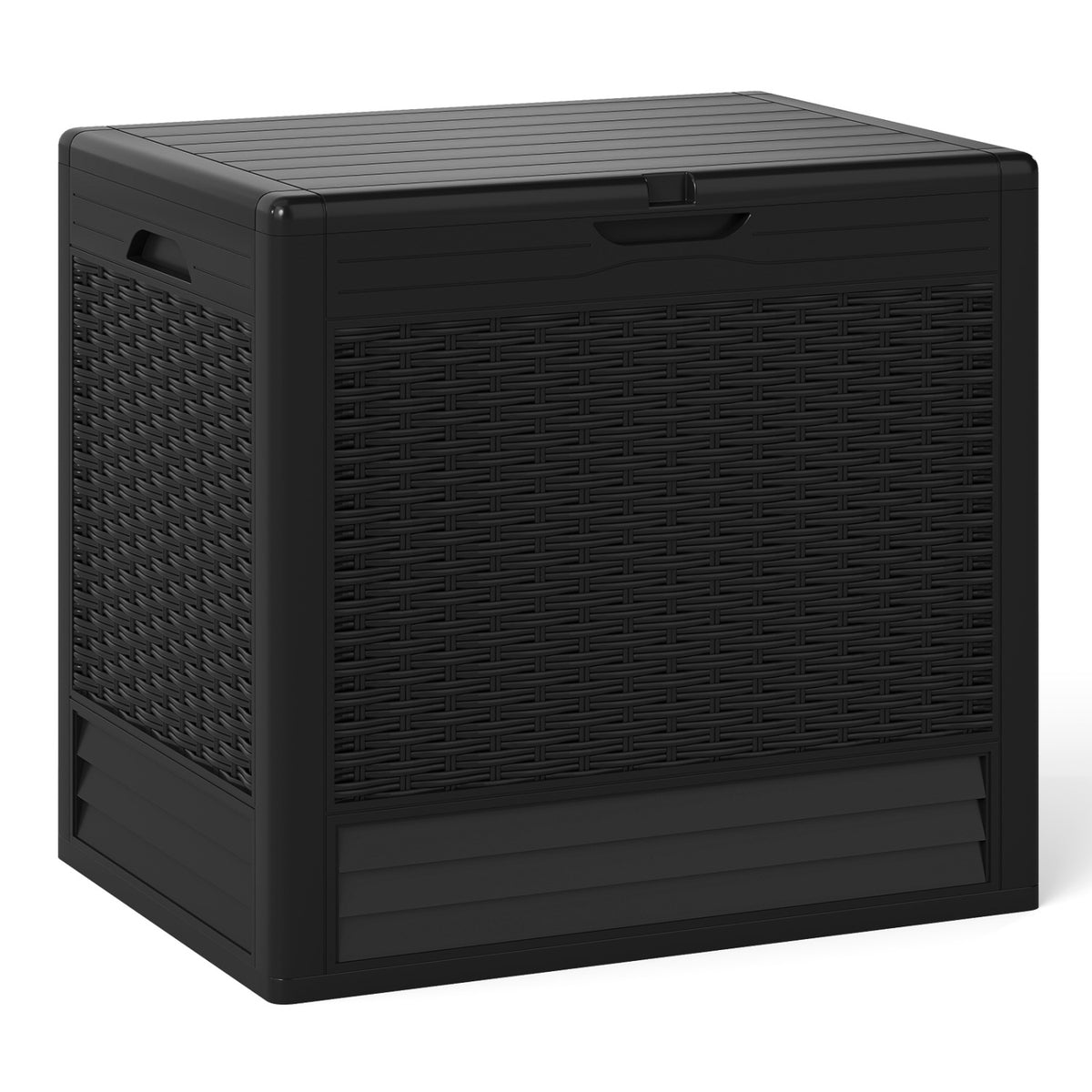 Outdoor Storage Box with Rattan Patterns