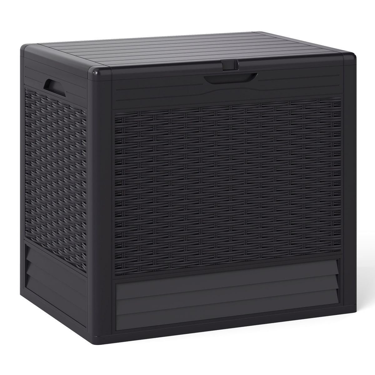 Outdoor Storage Box with Rattan Patterns