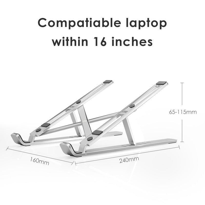 Portable Adjustable Laptop Stand with Cooling Function