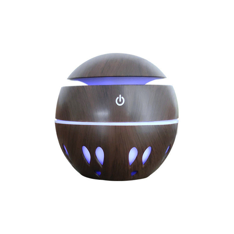 USB Ultrasonic Aroma Diffuser & Humidifier with 7-Color LED Light