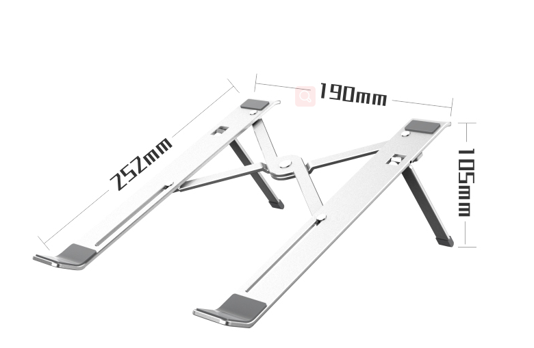 Portable Adjustable Laptop Stand with Cooling Function