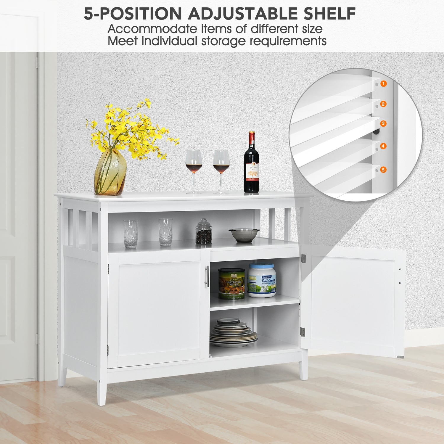 Modern Practical and Beautiful Wooden Kitchen Lockers with Large Storage Space