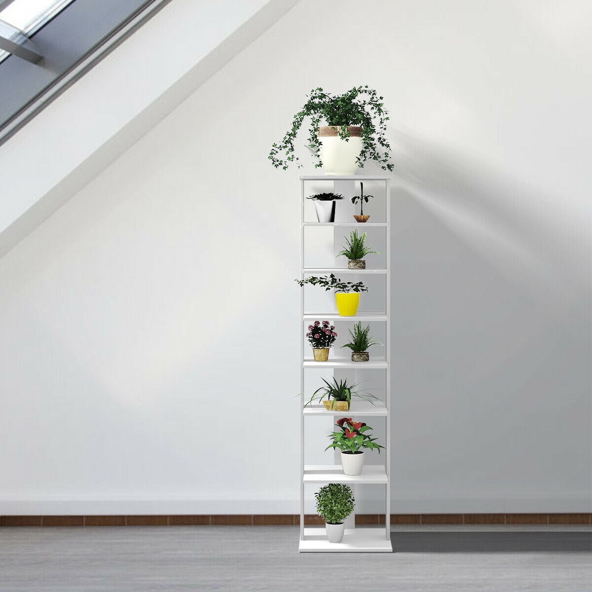 7-Tier Shoe Rack Practical Free Standing Shelves Storage Shelves