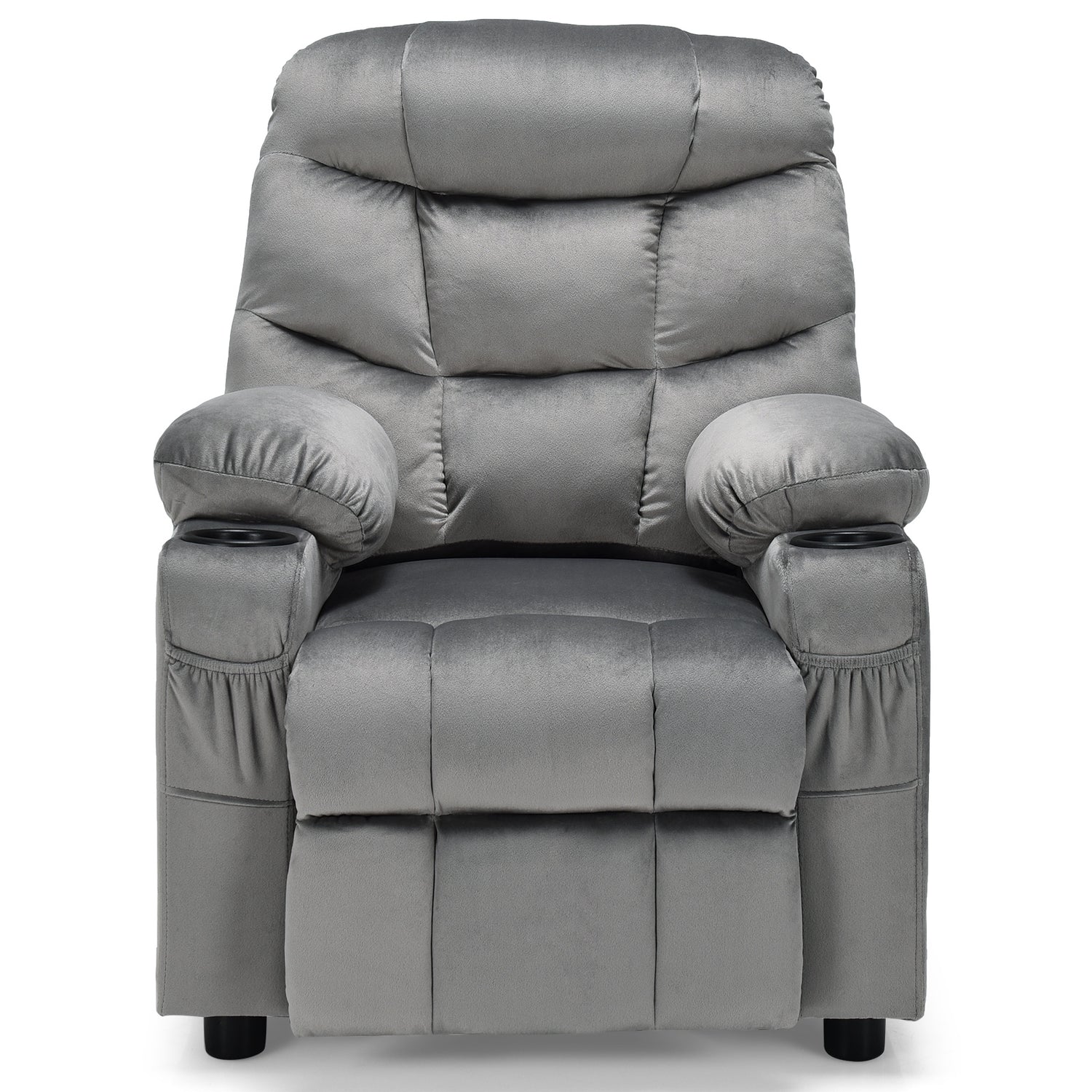 Kids Recliner Chair with Cup Holder and Footrest for Children