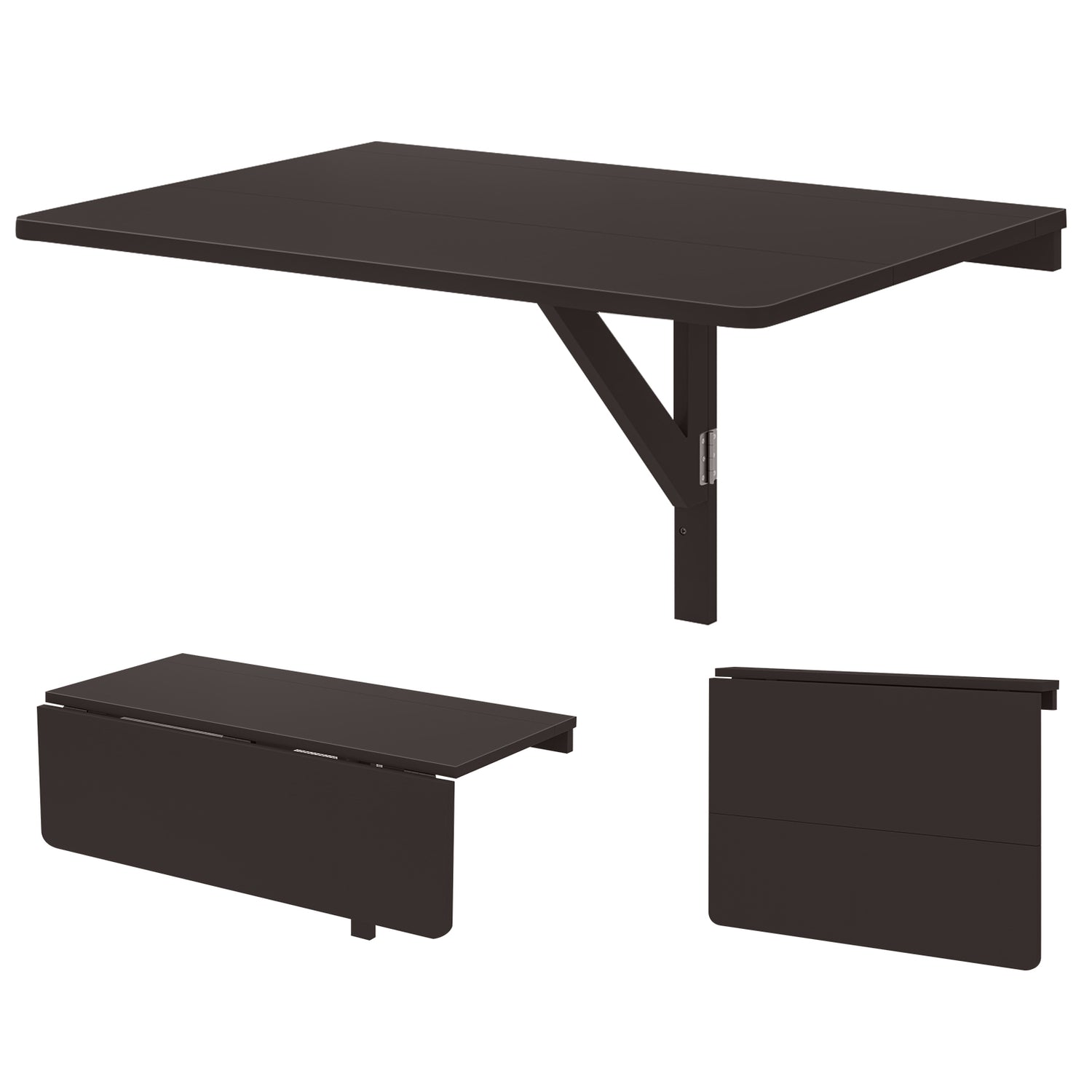 31.5 x 23.5 Inch Wall Mounted Folding Table for Small Spaces