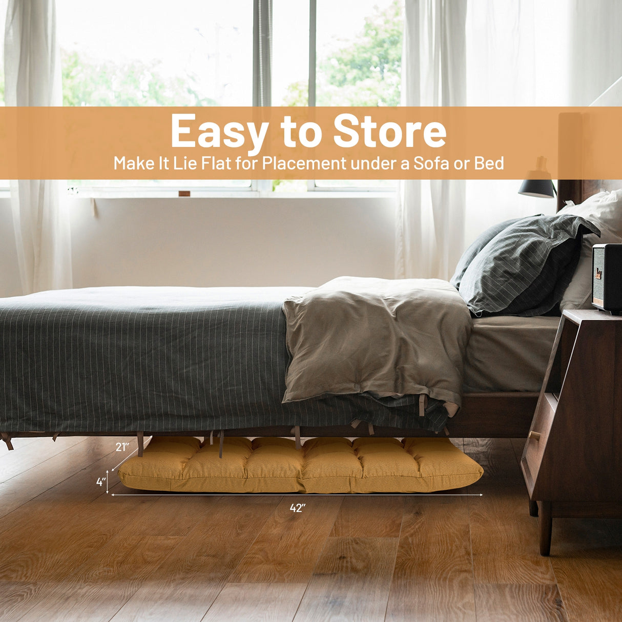 14-Position Adjustable Folding Lazy Gaming Sofa