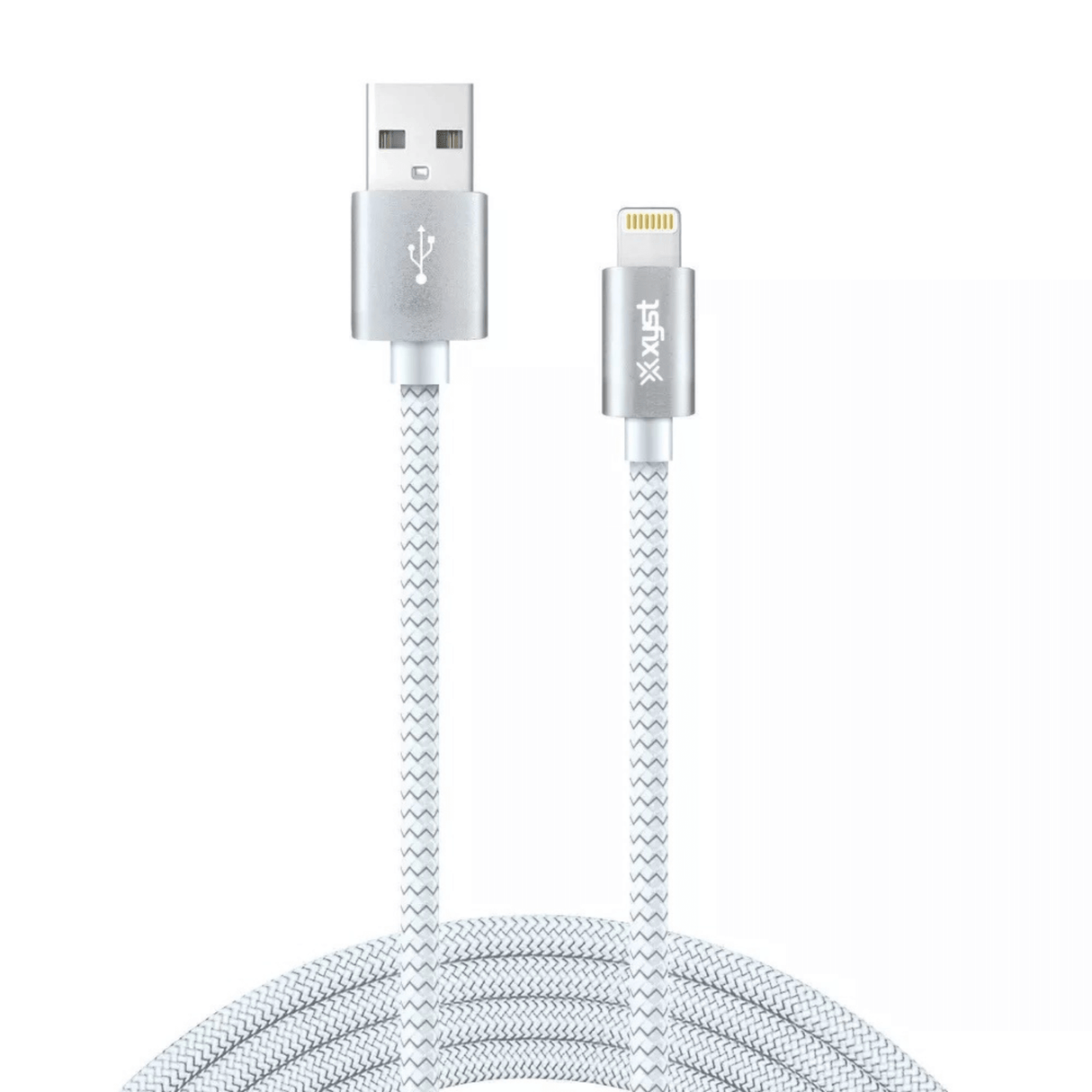 Xyst Charge and Sync USB to Lightning Braided Cable 10Ft