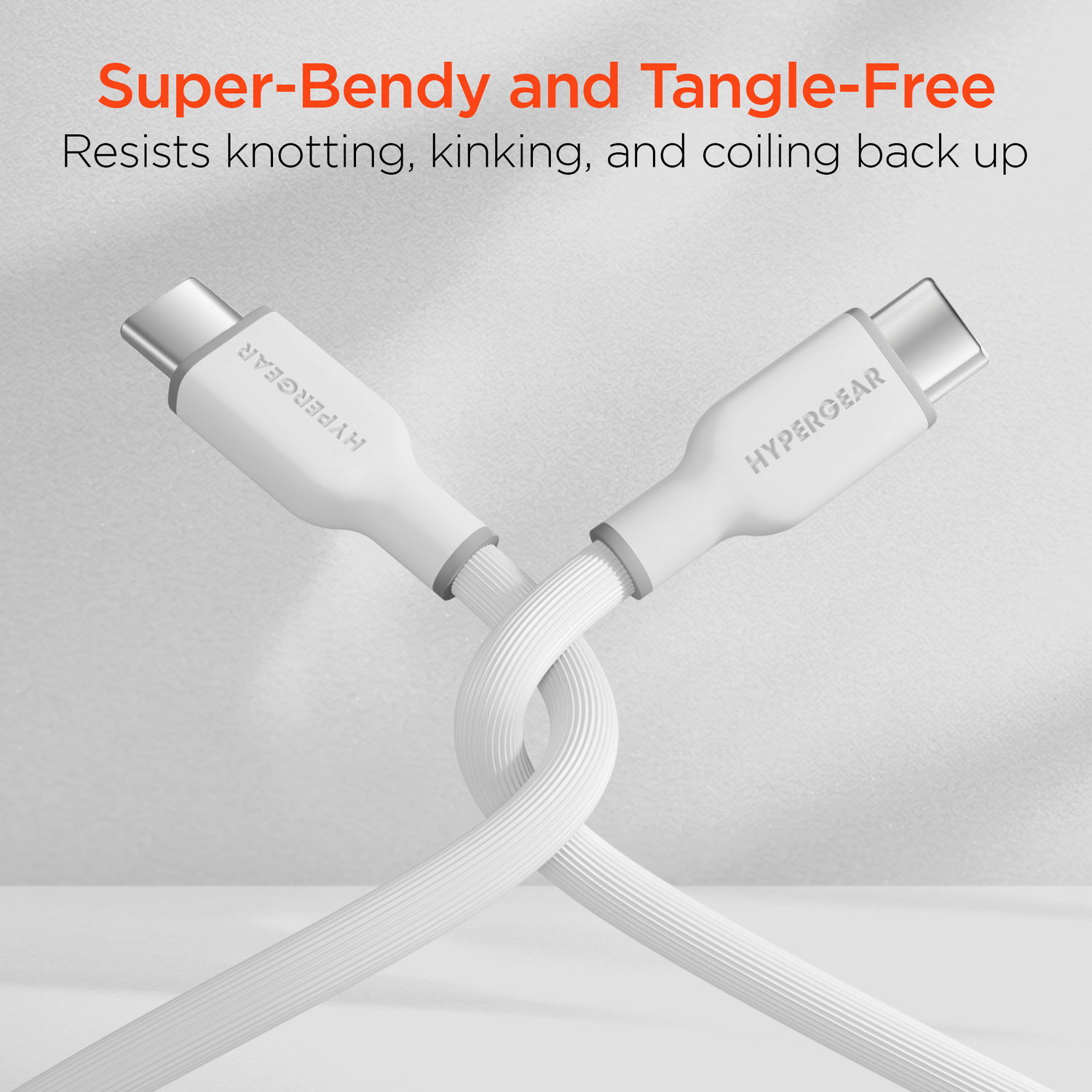 HyperGear Flexi PRO USB-C to USB-C Cable 4ft