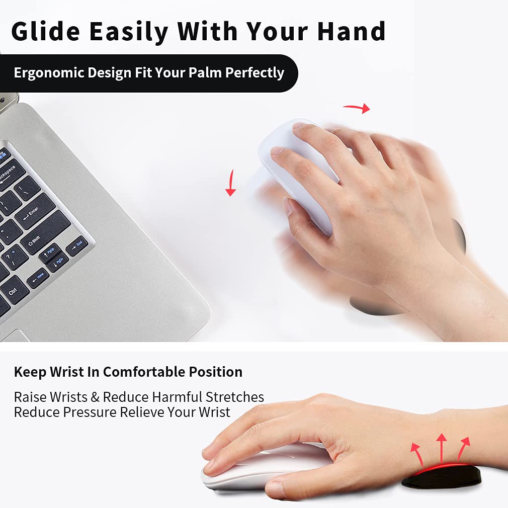 Ergonomic Silicone Gel Mouse Pad with Wrist Rest