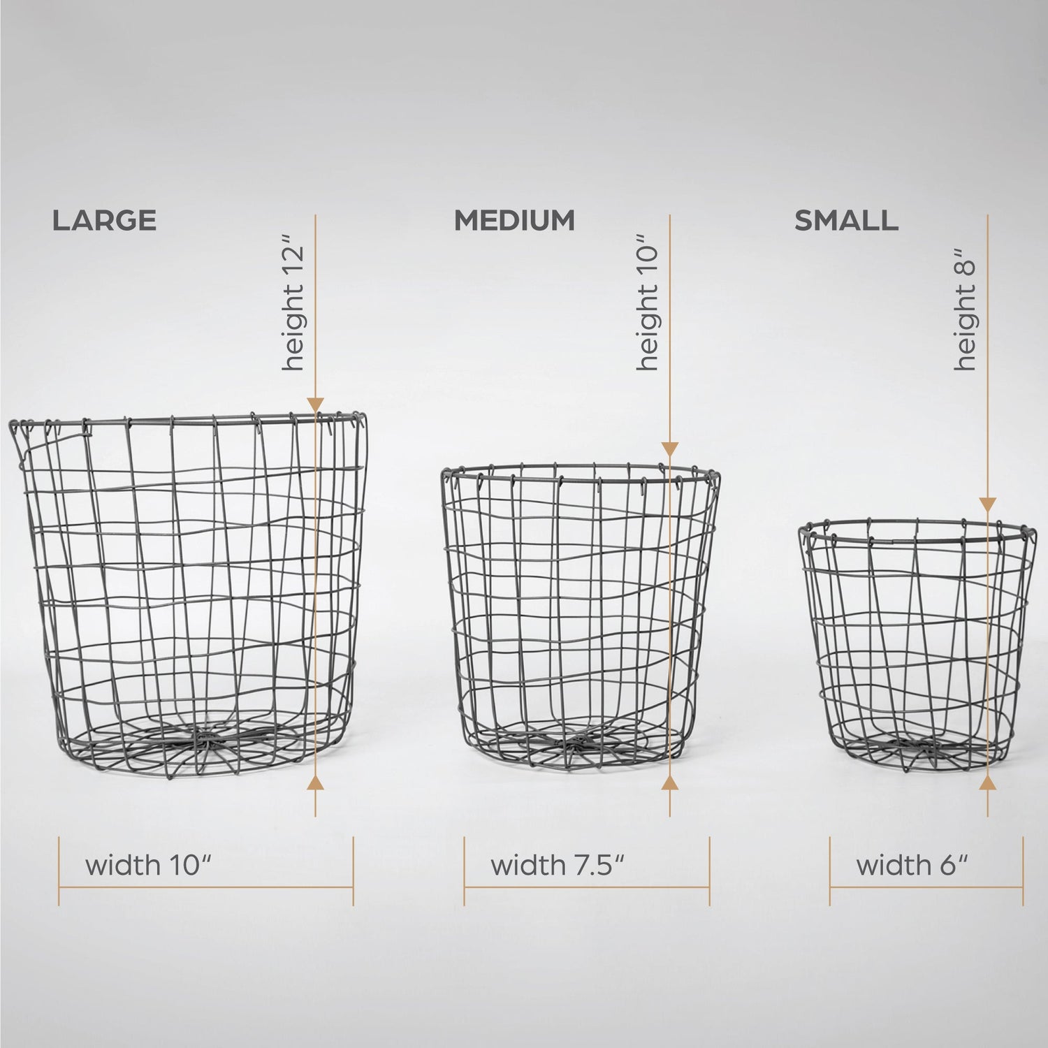 308 - Round Iron Basket