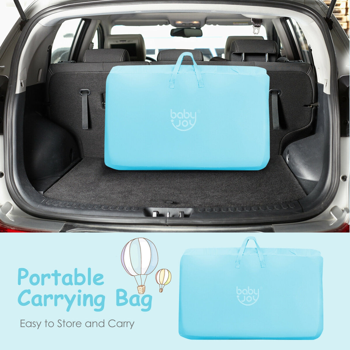Travel Portable Baby Bed Side Sleeper Bassinet Crib with Carrying Bag
