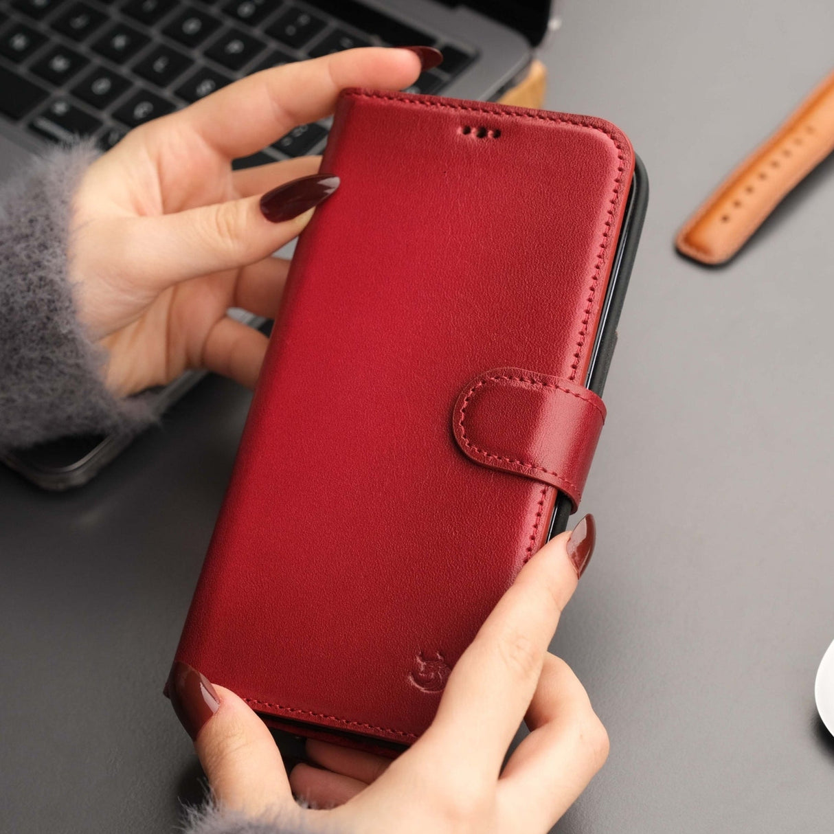 Casper iPhone 16 Pro Max Wallet Case Leather MagSafe