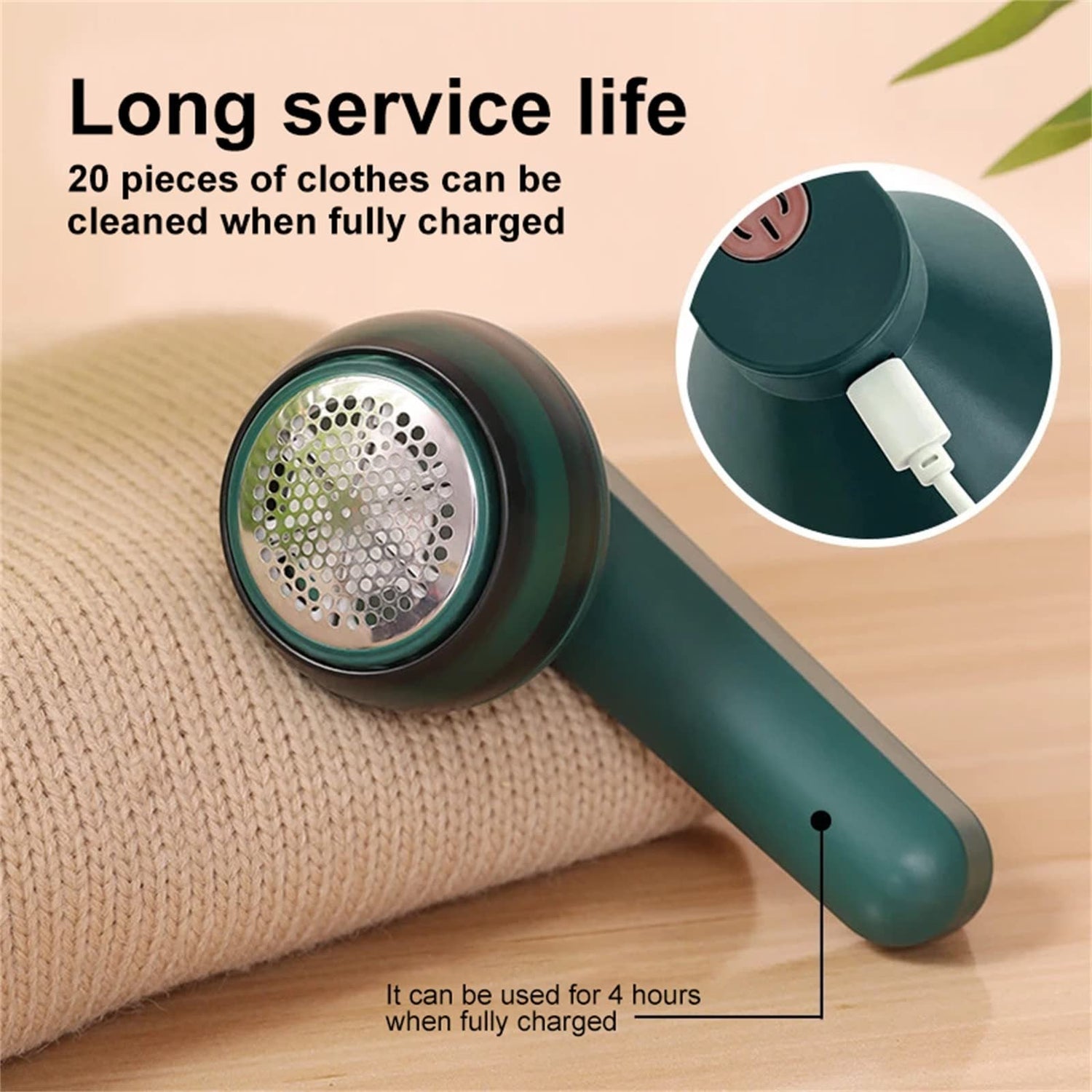 USB Rechargeable Electric Lint Remover, Portable