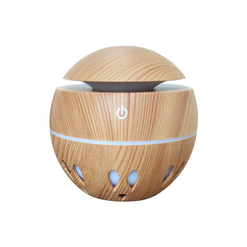 USB Ultrasonic Aroma Diffuser & Humidifier with 7-Color LED Light