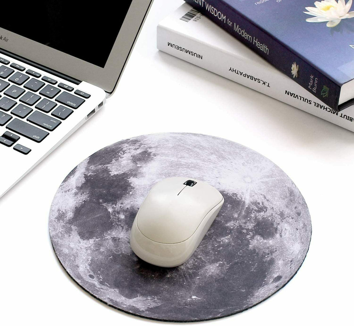 Round Gaming Mouse Pad for PC, Laptop, and Notebook - Non-Slip Mice Mat