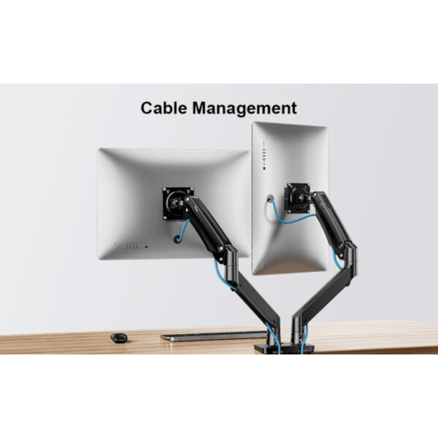 ErgoAV Gas Spring Desk Mount for Dual Monitors 13" to 35"
