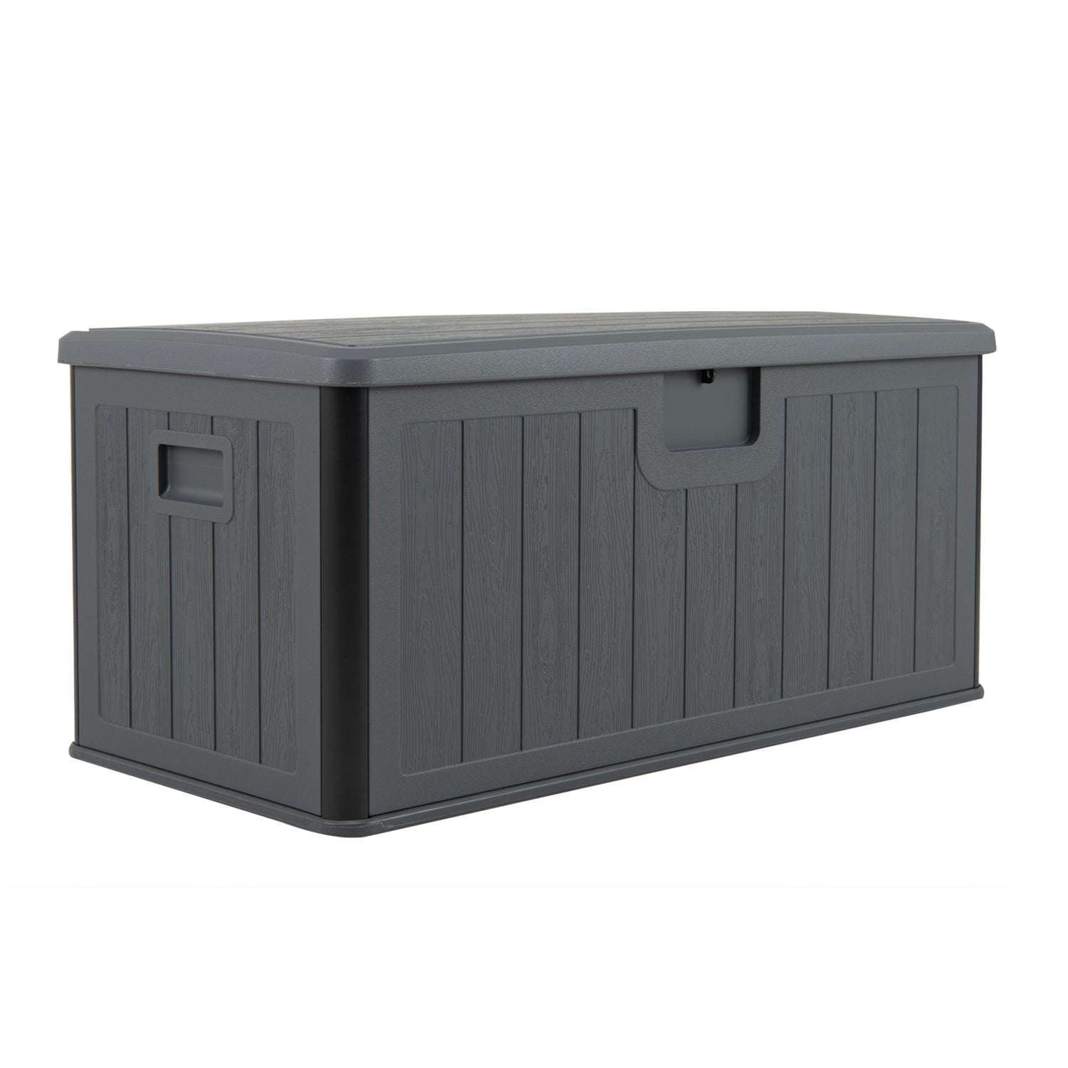 100 Gallon Large Deck Box with Lockable Lid for Patio