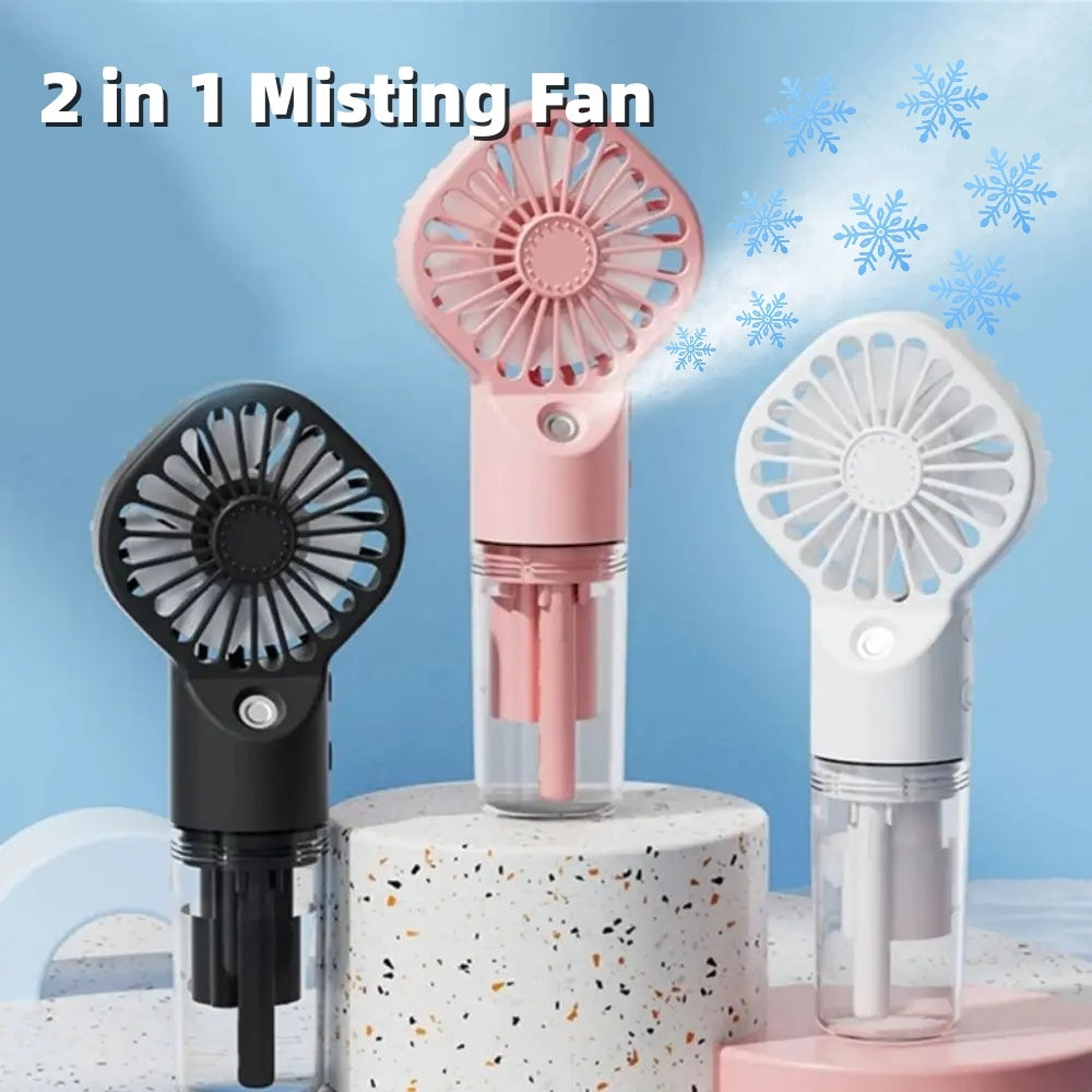 Portable USB Mist Fan - Strong Power and Humidification