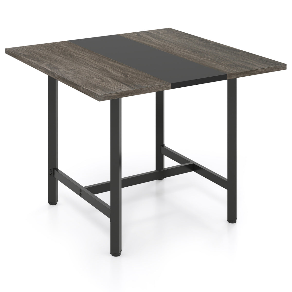 Square Conference Table Meeting Room Table with Thickened Tabletop