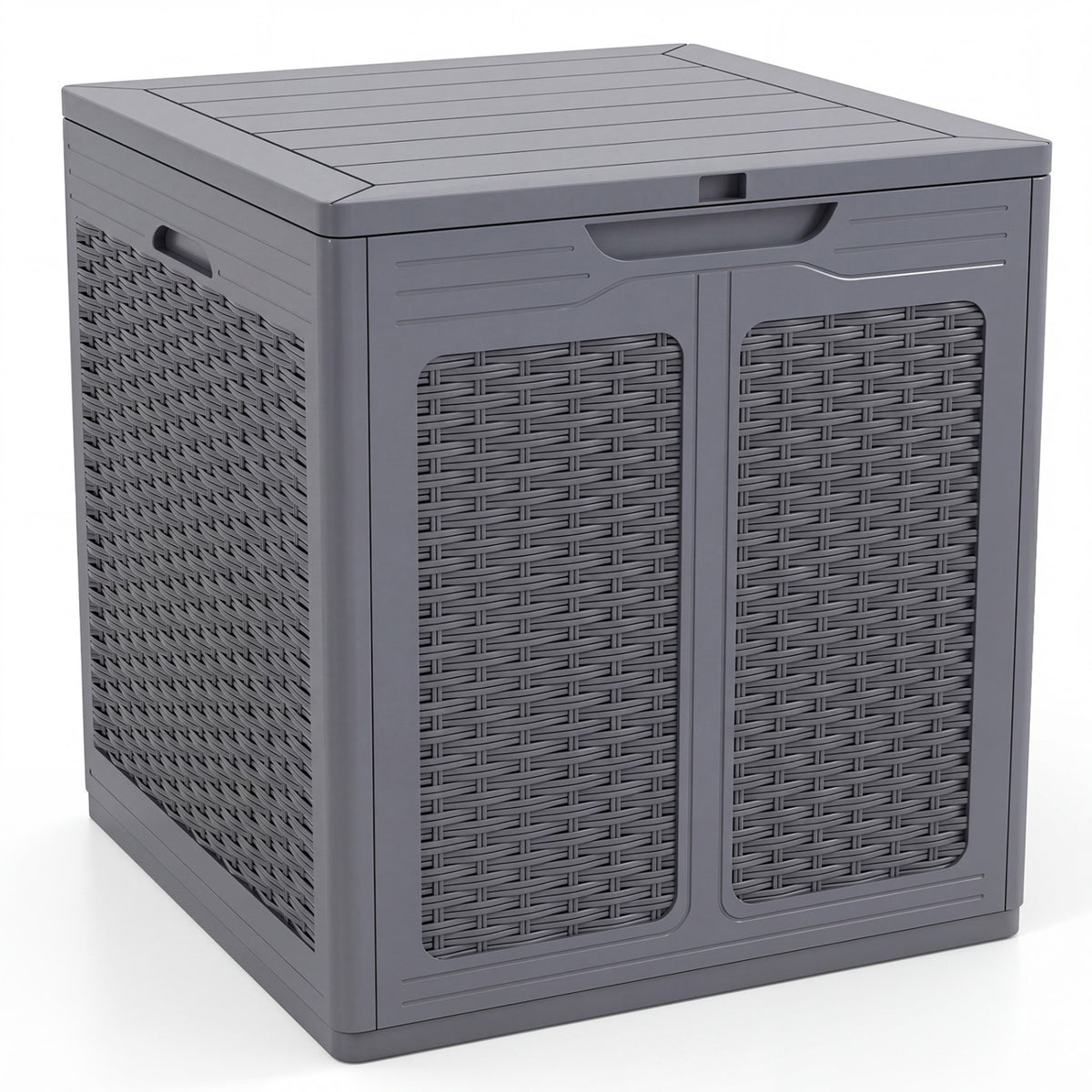 Deck Box with Lockable Lid Package Delivery Box for Patio Furniture Cushions