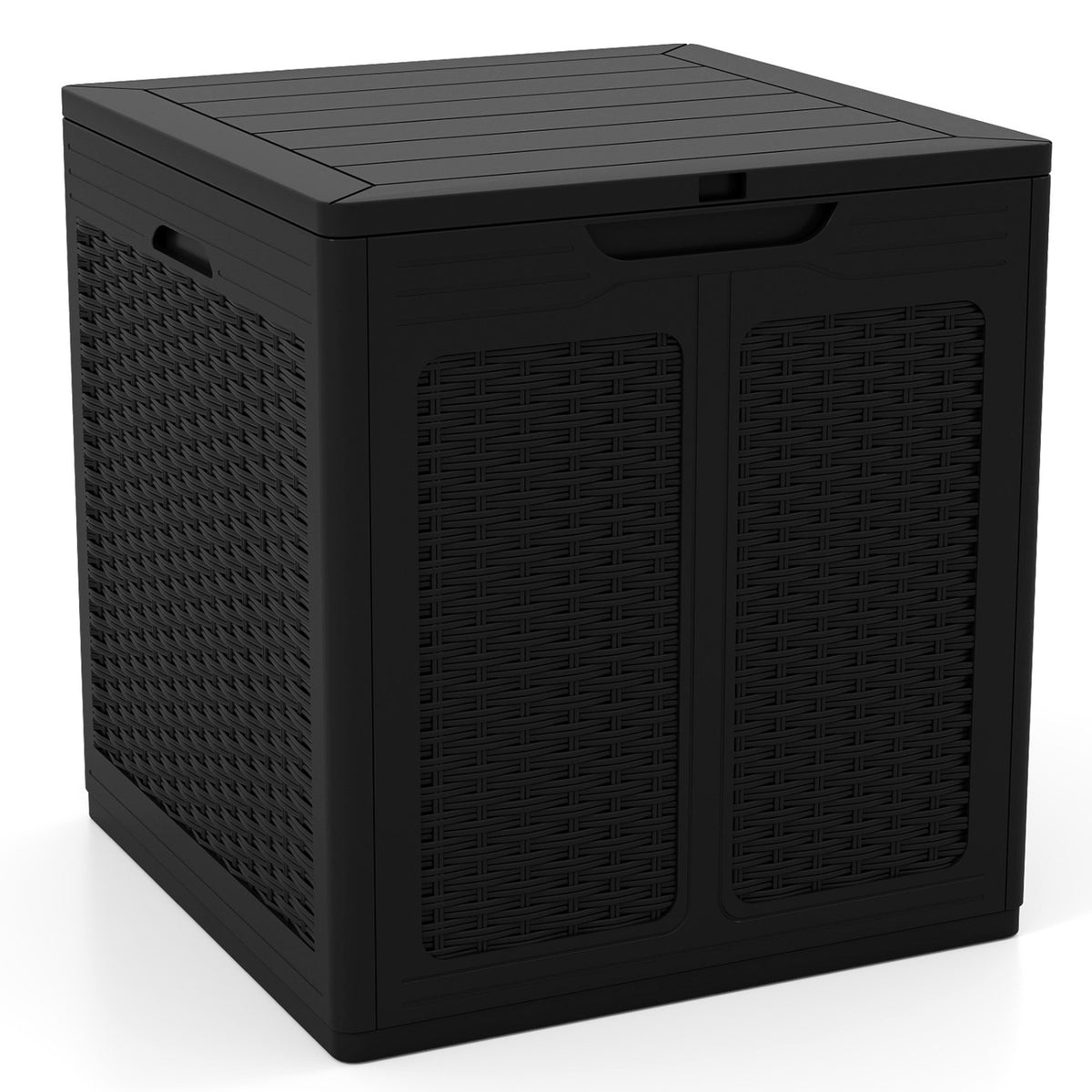 Deck Box with Lockable Lid Package Delivery Box for Patio Furniture Cushions