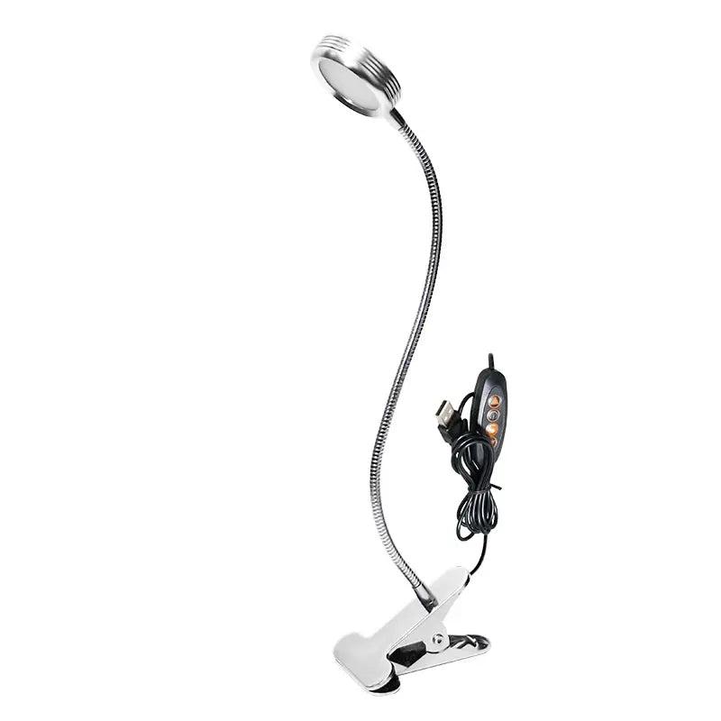 Flexible Gooseneck LED Clamp Reading Desk Night Lamp