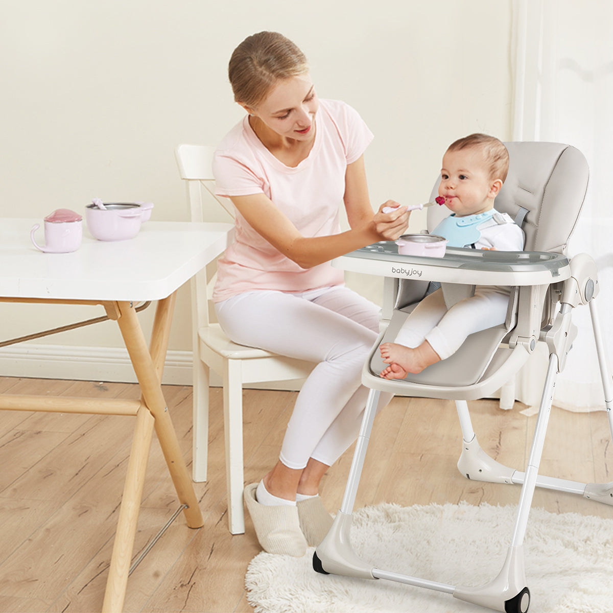 3-In-1 Convertible Baby High Chair for Toddlers