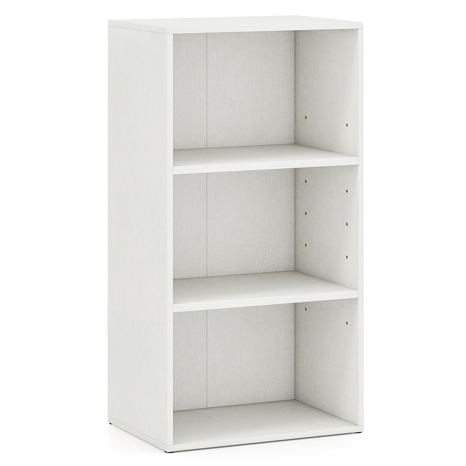3 Open Shelf Bookcase Modern Storage Display Cabinet