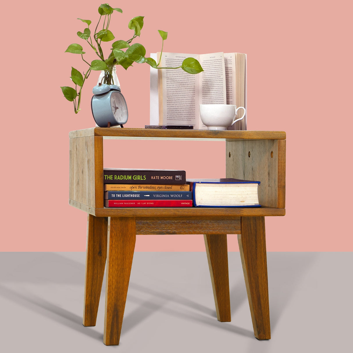 Acacia Serena Solid Wood Nightstand - Elegant and Durable Bedside Storage