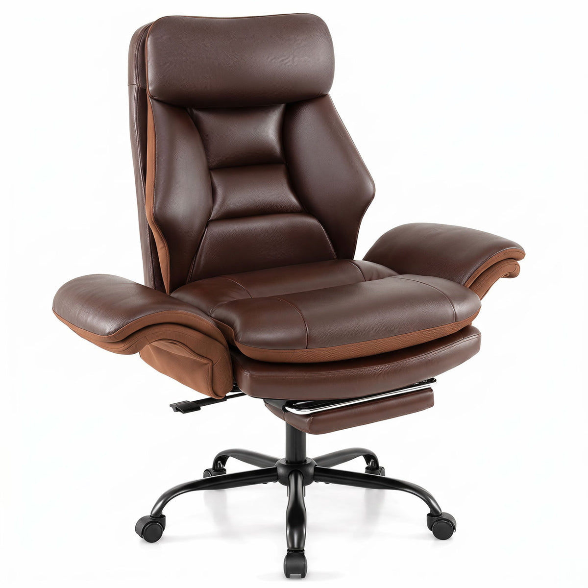 400 LBS Ergonomic Big and Tall Office Chair with Faux Leather