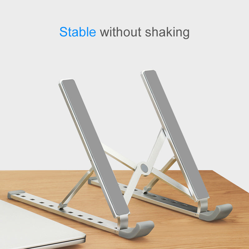 Folding Adjustable Desktop Stand for Notebook and Tablet