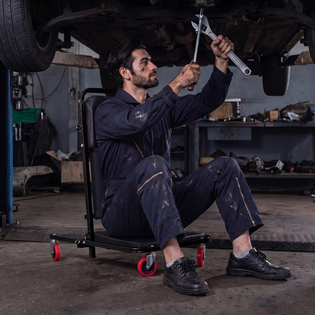 41" Foldable Mechanic Creeper with 450 LBS Capacity