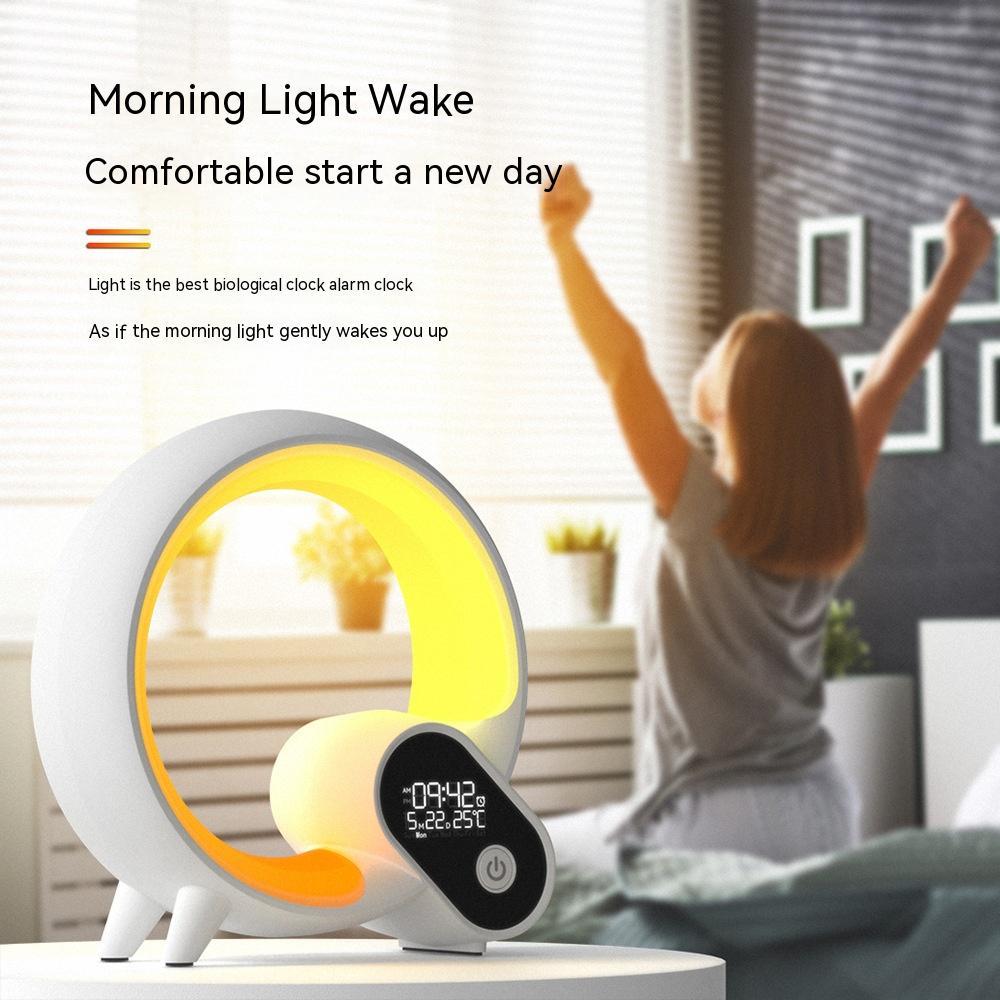 Q Light Sunrise Alarm Clock Bluetooth Audio