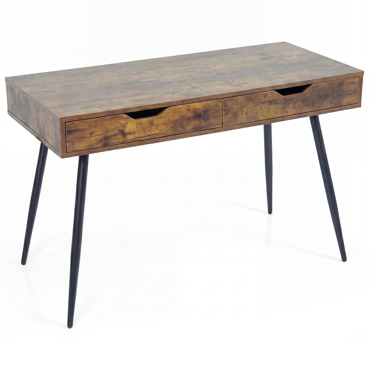 Computer Desk with 2 Drawers for Small Spaces