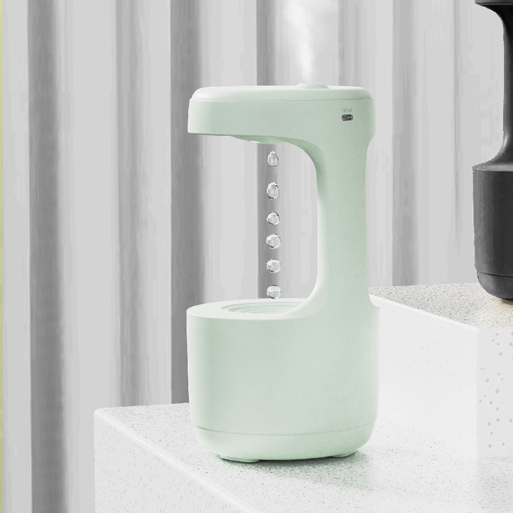 Anti-Gravity Humidifier with Clock Aroma Diffuser
