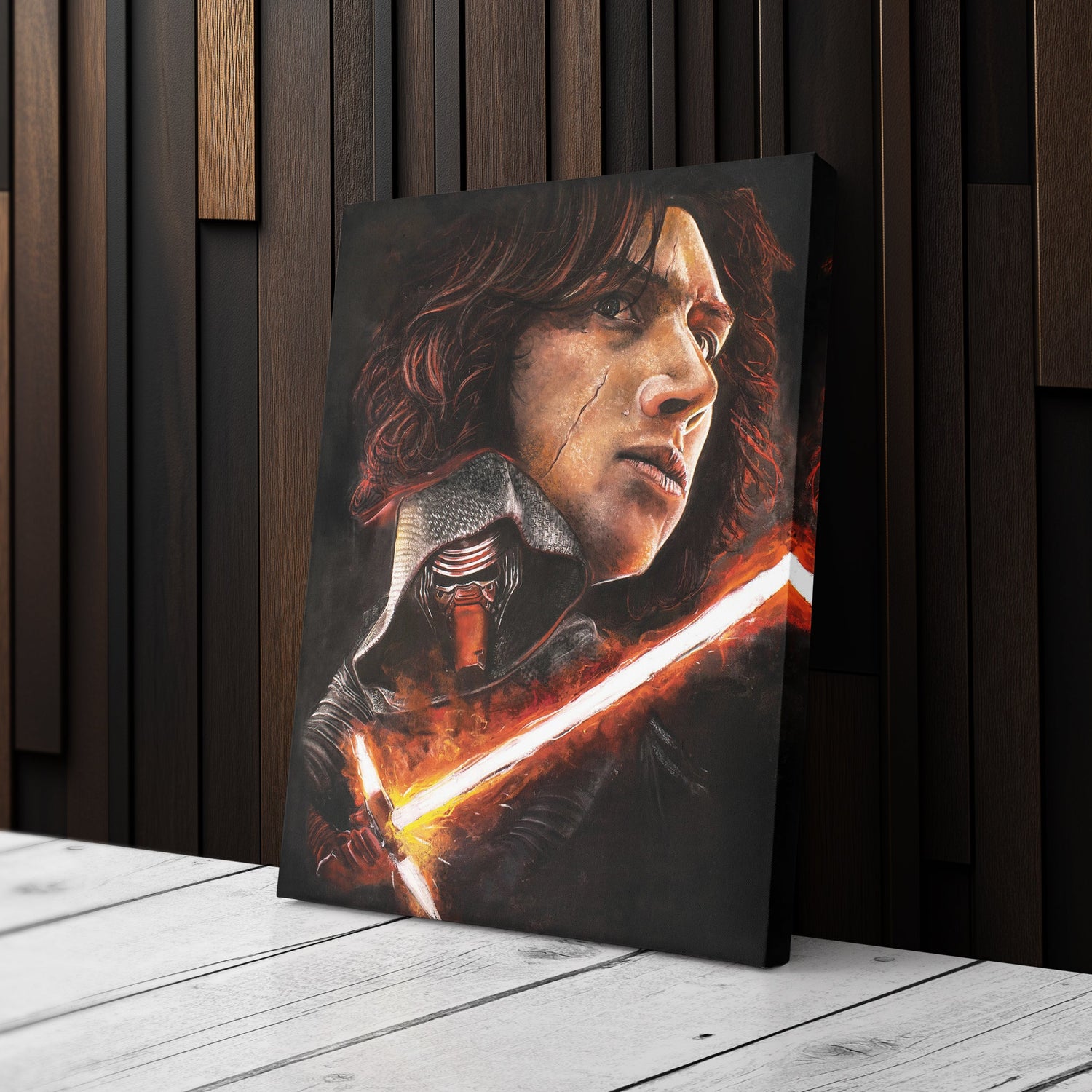Kylo Ren Star Wars Poster Canvas Wall Art Decor - Dark Side Art