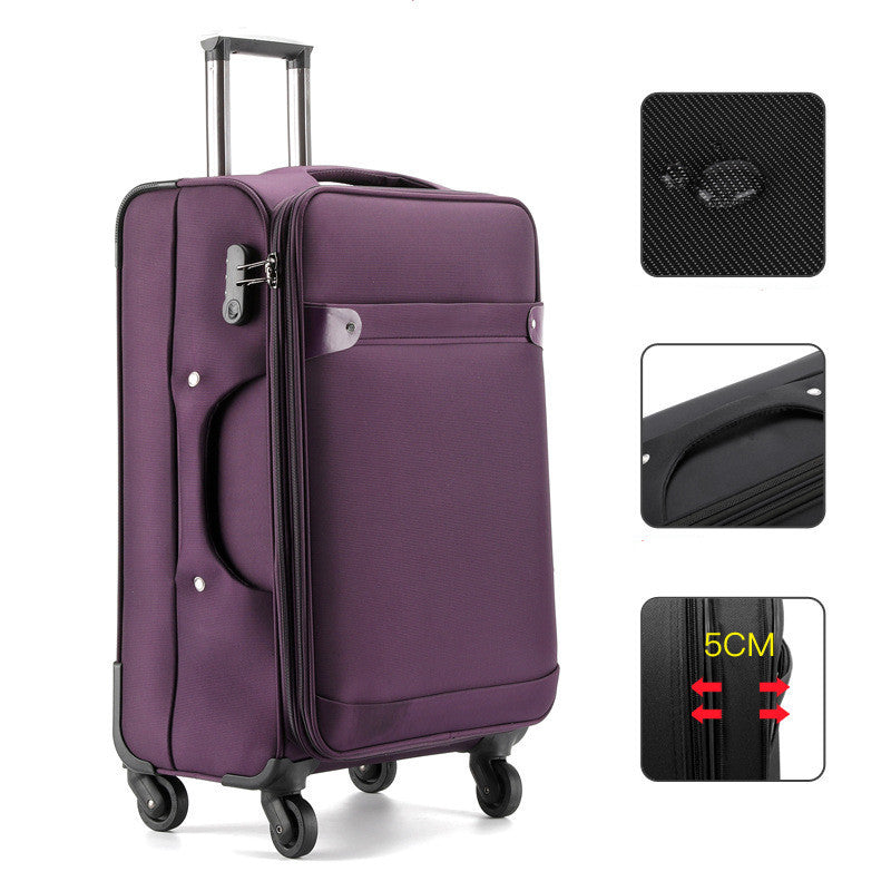 Oxford Bra Business Luggage: Large Capacity with Password Security