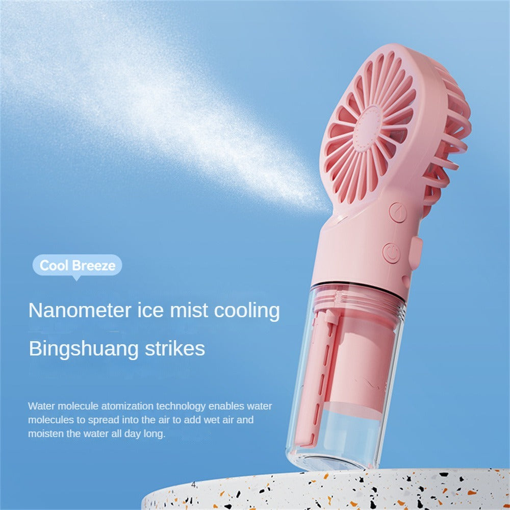 Portable USB Mist Fan - Strong Power and Humidification