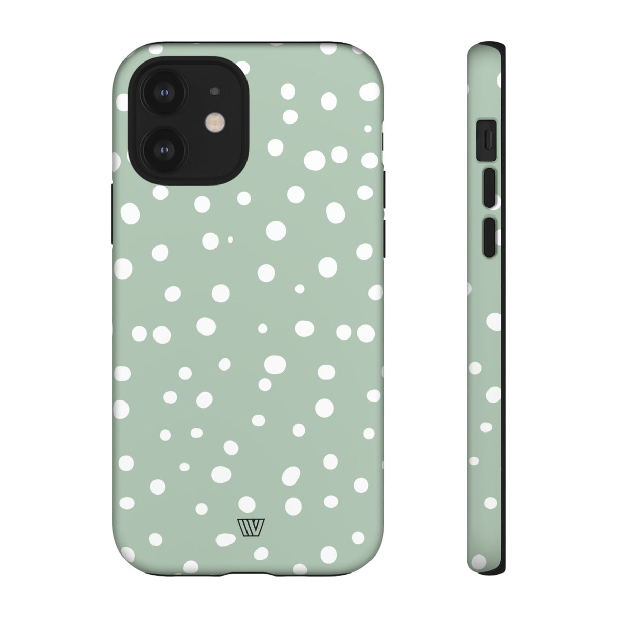 PASTEL GREEN DOTS | Tough Phone Case