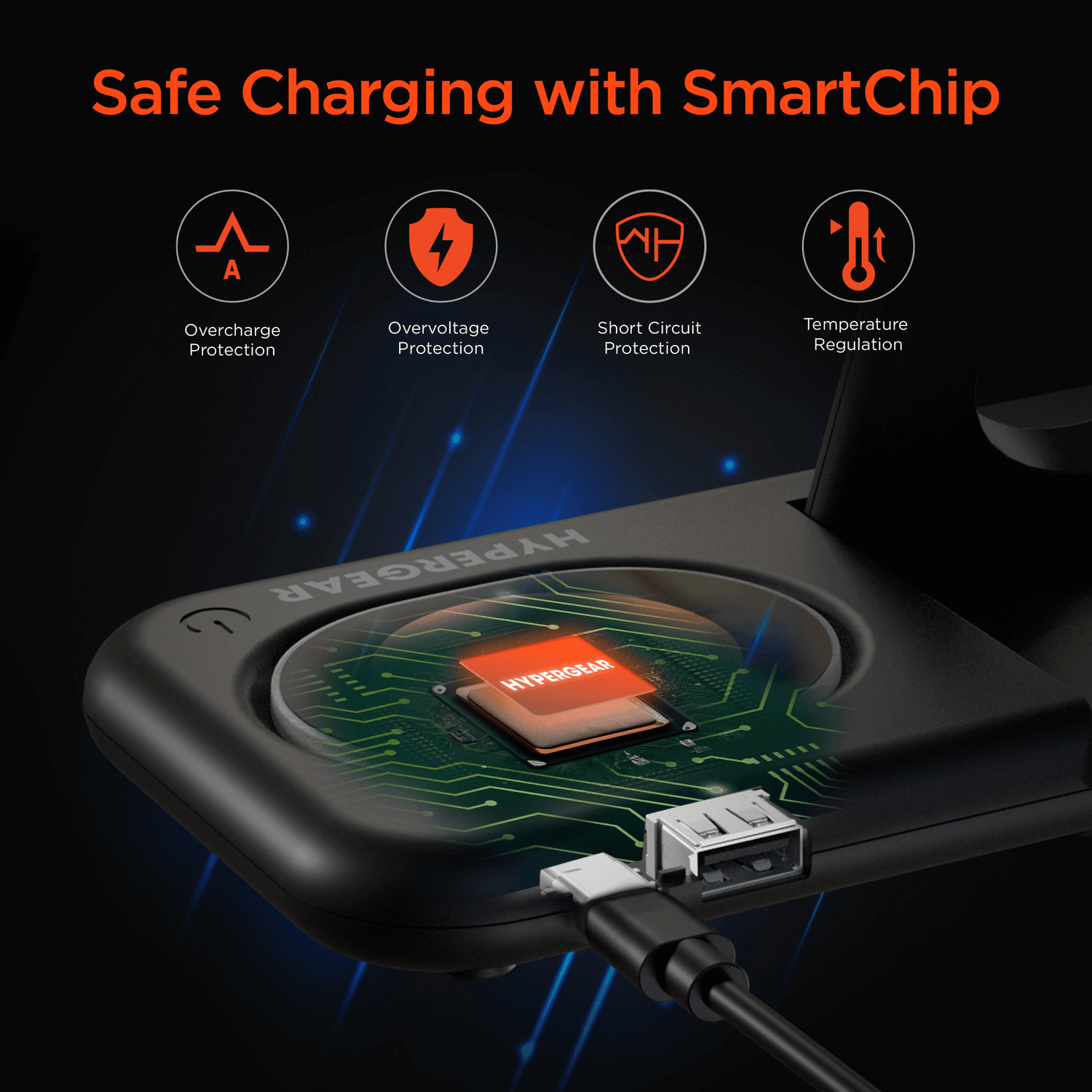 HyperGear 4 in 1 Wireless Charging Stand