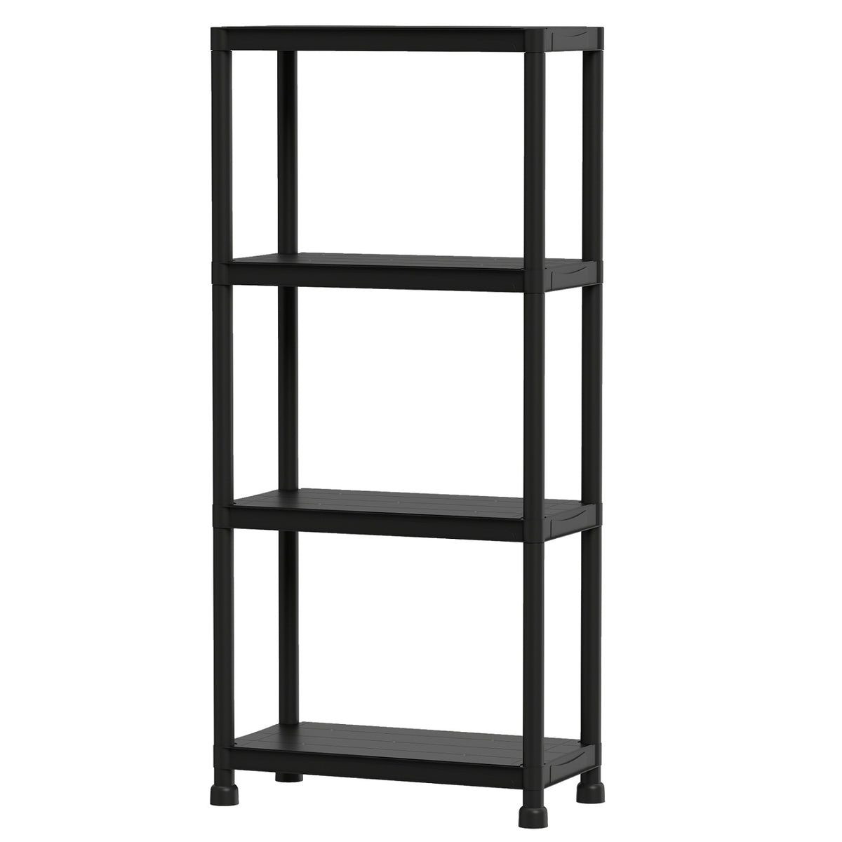 4-Tier/5-Tier/3-Tier Heavy-Duty Plastic Storage Shelves Freestanding Garage Shelving Unit