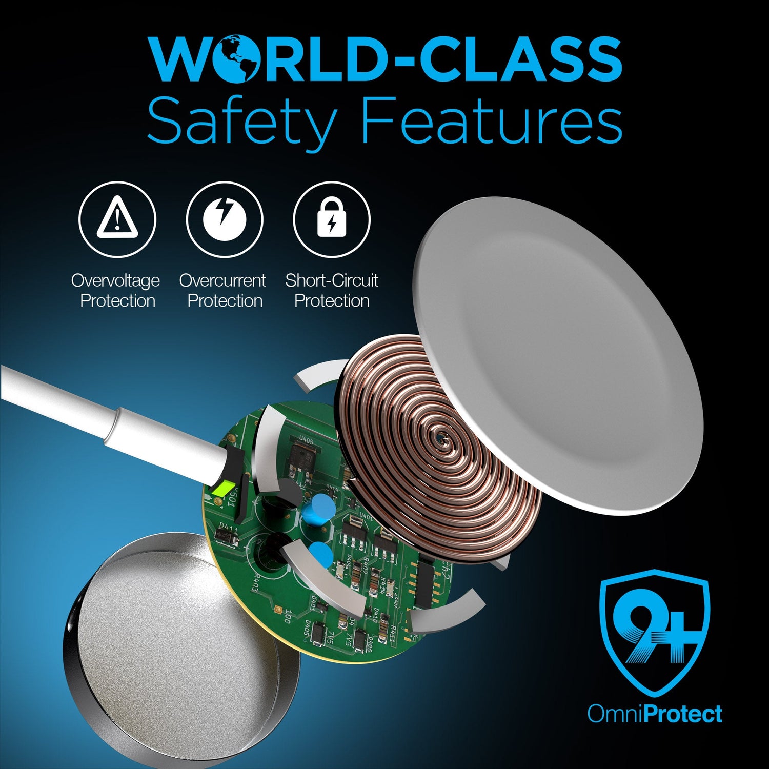 Naztech Magnetic Charging Cable for Apple Watch 3ft