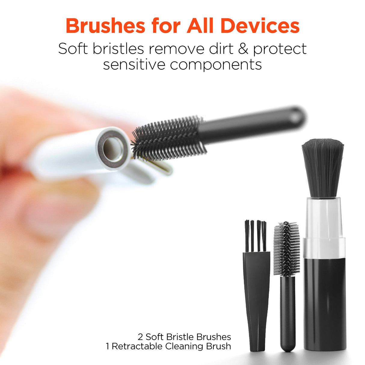 HyperGear ScreenWhiz 7-in-1 Complete Tech Cleaning Kit