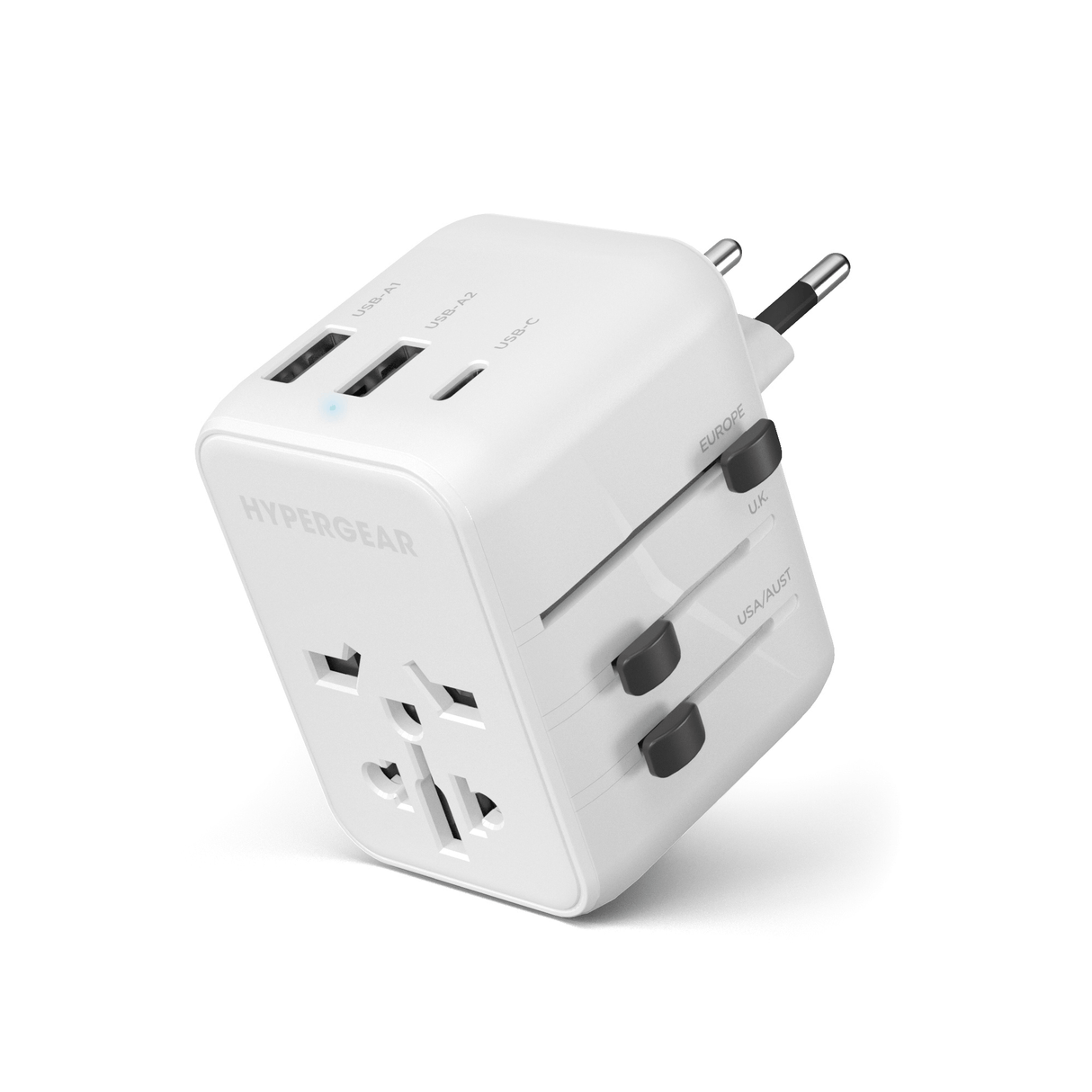 HyperGear WorldCharge Universal Travel Adapter with USB-C