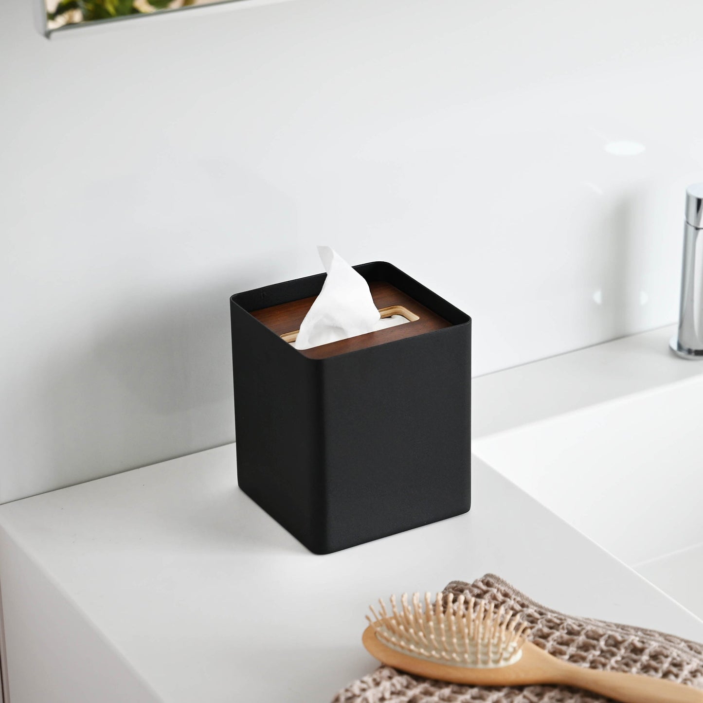 Tissue Box Cover - Square - Steel