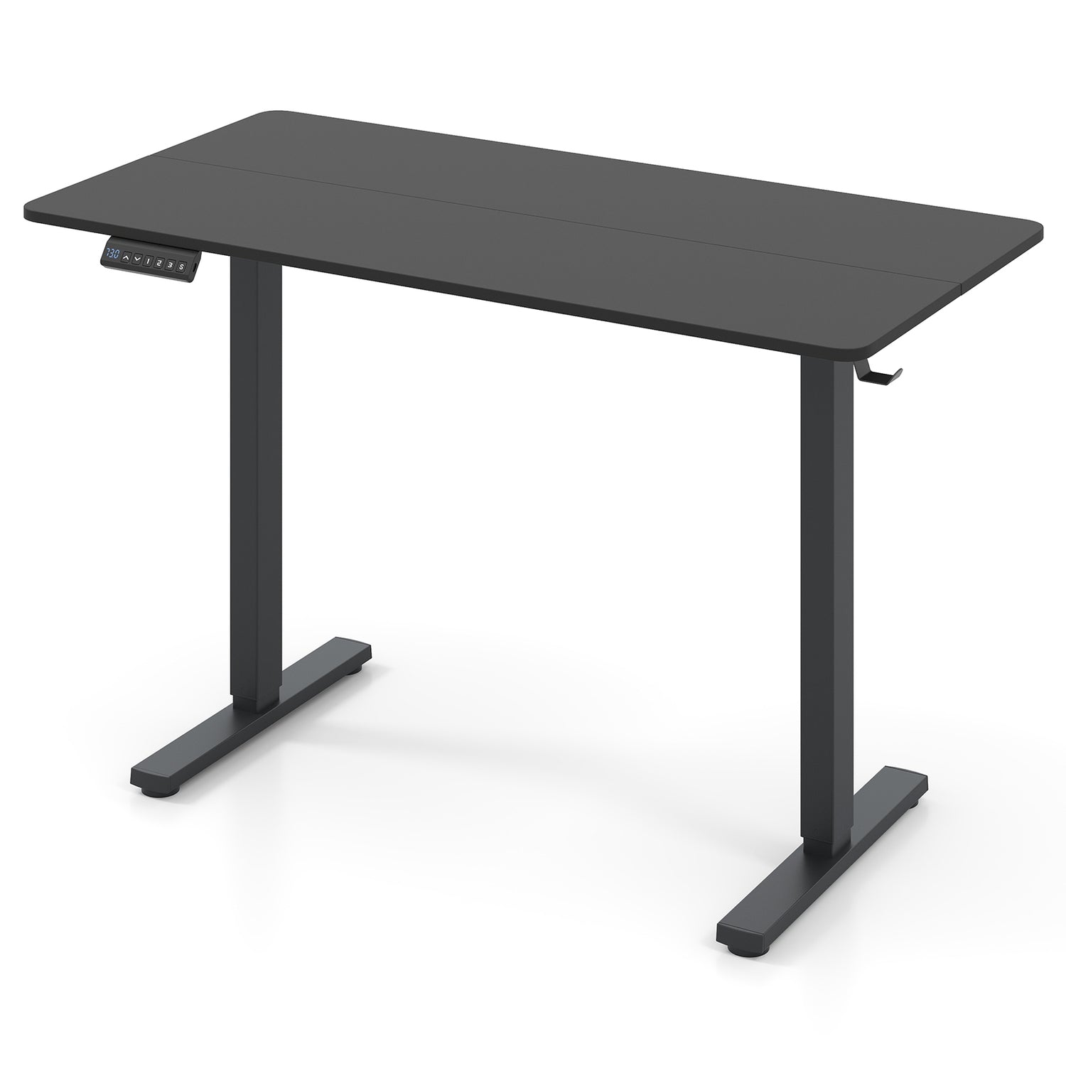 48 Inch x 24 Inch Ergonomic Electric Standing Desk with 3 Memory Settings for Home Office