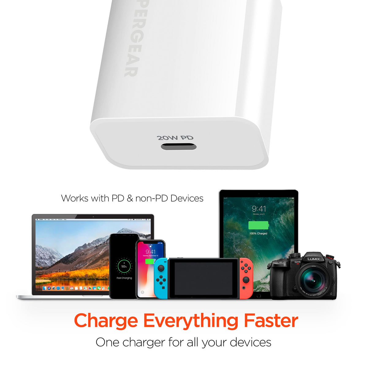 HyperGear 20W USB-C PD Wall Charger