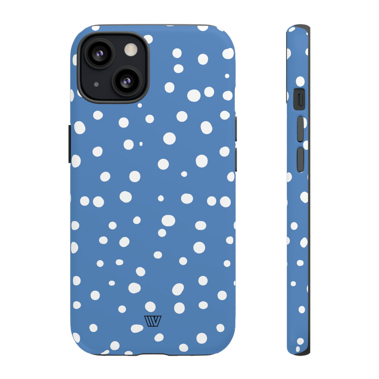 DUSTY BLUE DOTS | Tough Phone Case