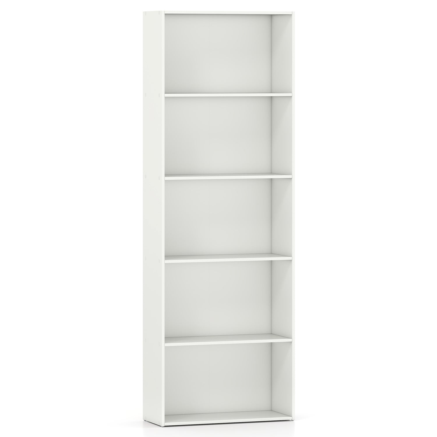 5-Shelf Storage Bookcase Modern Multi-Functional Display Cabinet Furniture