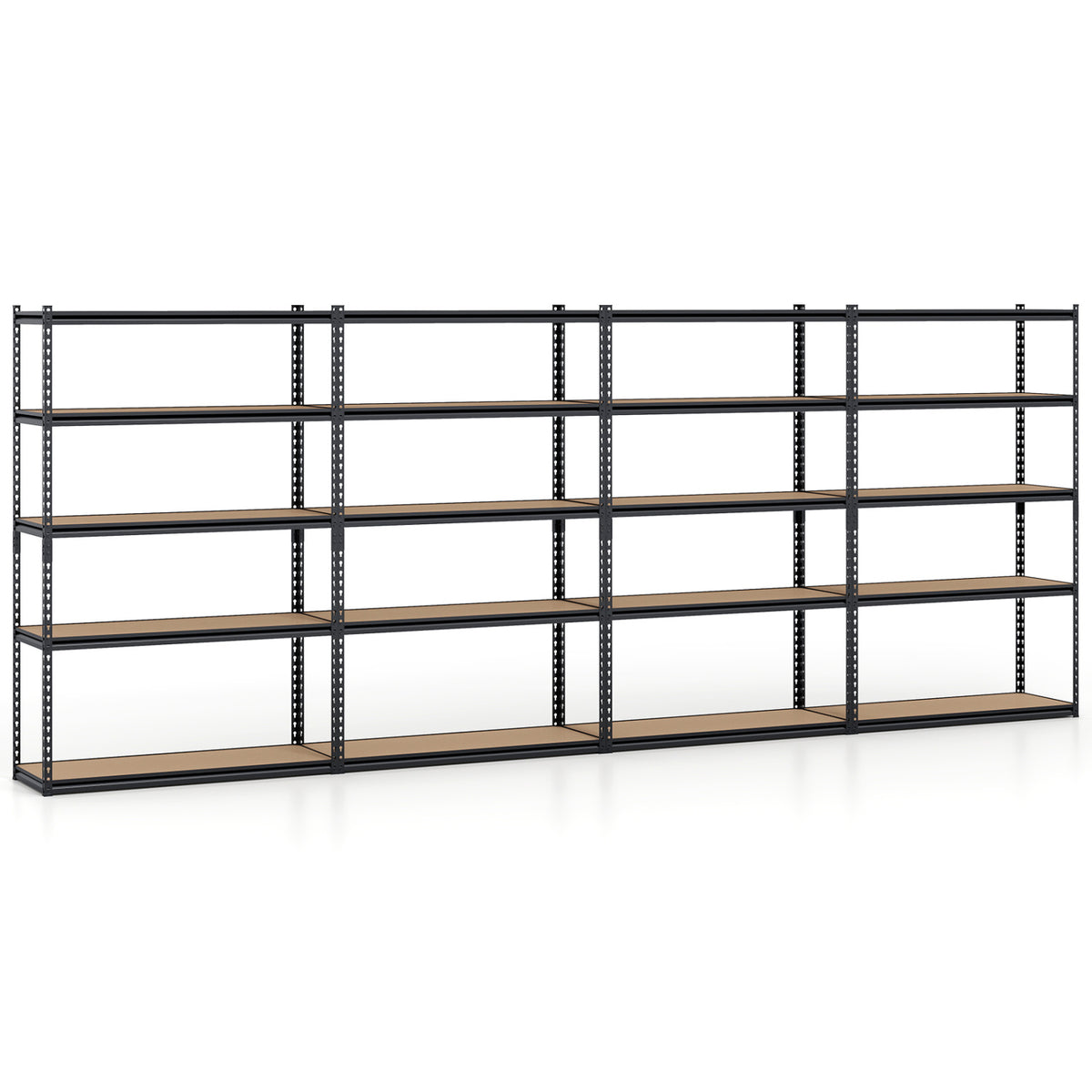 5-Tier Garage Shelving Unit for Warehouse and Basement-Set of 2